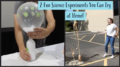 2 Fun Science Experiments You Can Try At Home Youtube