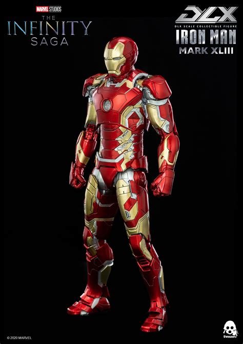 Threezero Avengers Infinity Saga 112 Scale Dlx Iron Man Mk43