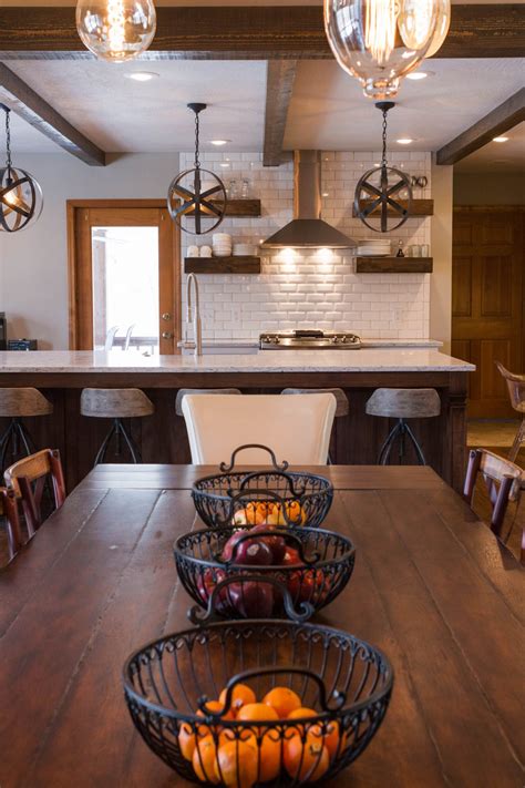 Modern Farmhouse Kitchen And Dining Room Gmi Design Group Formerly