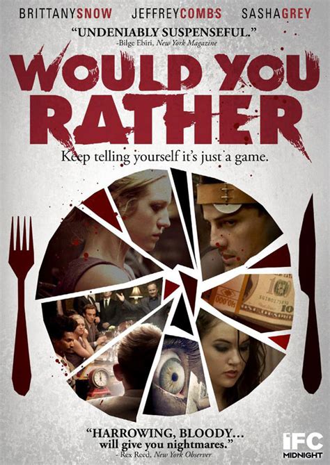 Good Efficient Butchery On Dvdblu Ray Would You Rather 2013 The