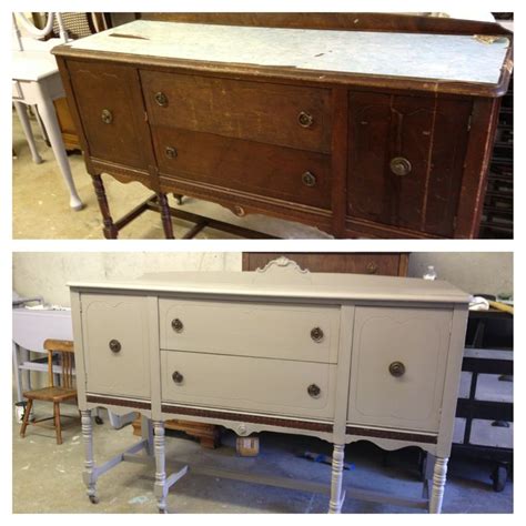 Antique Buffet That Showed Her Age Gave Her A Makeover With Home Made