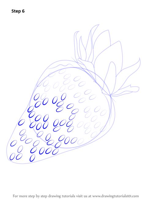 Learn How To Draw Strawberry Fruits Step By Step