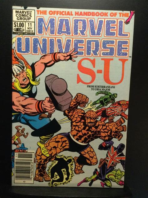 The Official Handbook Of The Marvel Universe 11 1983 Comic Books