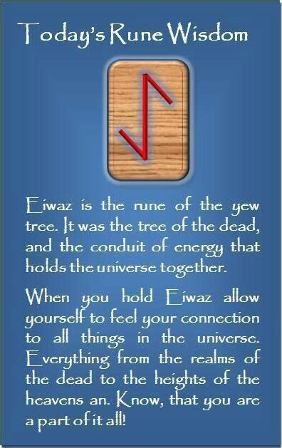 Yew Tree Runes Meaning Runes Wicca Runes