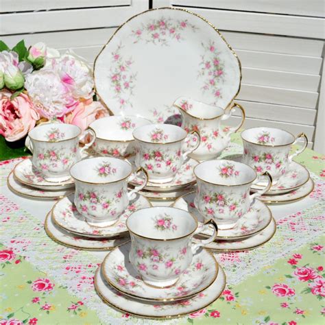 Paragon Victoriana Rose Vintage Fine China Tea Set Fine China Tea Set Tea Set China Tea Sets