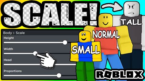 You Must Try These Avatar Scale Tricks Roblox Youtube