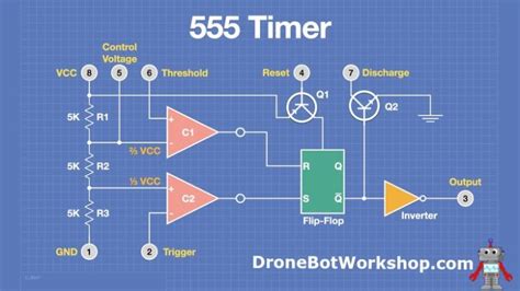 Using The 555 Timer Dronebot Workshop