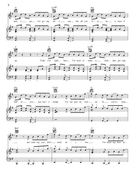 Naked By James Arthur Digital Sheet Music For Piano Vocal Guitar My