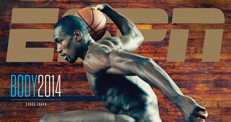 Congolese Spanish Baller Serge Ibaka Poses Nude For ESPN Mag Opens Up