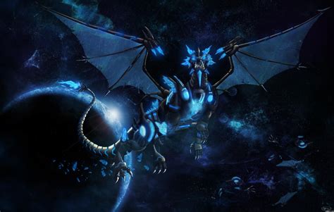 Image Result For Dark Blue Dragon Dragon Pictures Space Dragon