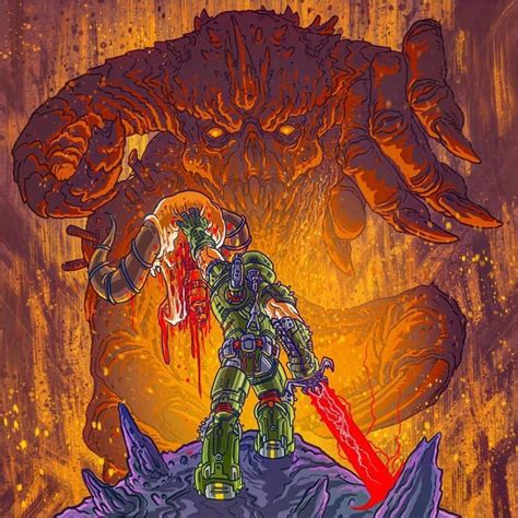 Awesome Doom Slayer Wallpapers Top Free Awesome Doom Slayer