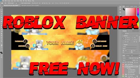 Roblox Speed Art Banner Template For Free Now 2020 Youtube