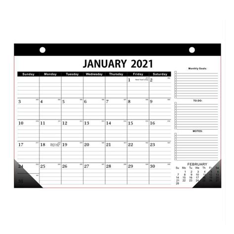 Calendar Wall Calendar Erasable Vertical Monthly Annual Planner Desk