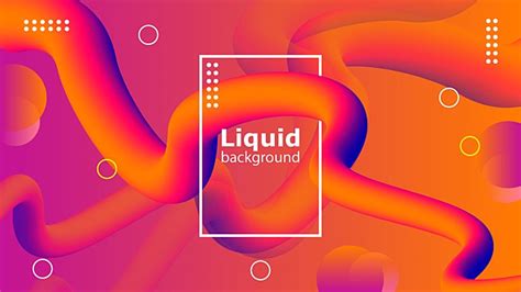 Fluid Liquid Style Abstract Banner Design Fluid Liquid Abstract