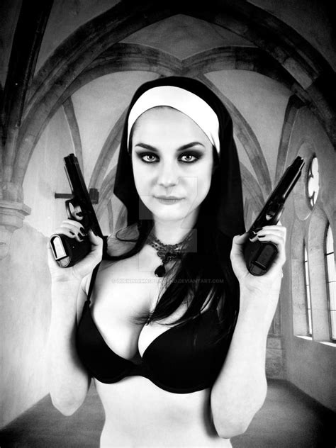 Nun With A Gun By Burningimageireland On DeviantArt