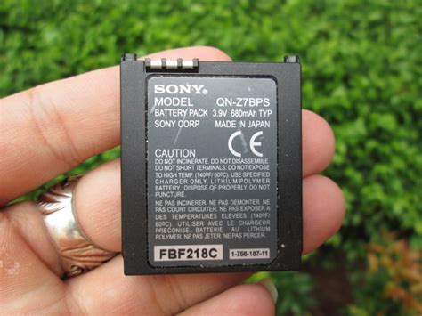 CNC virtual: Jual: Baterai Hape Sony CMD Z7 Jadul Original ...
