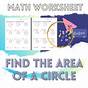 Find The Area Of A Circle Worksheet