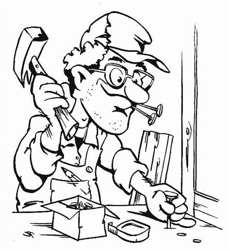 Carpenter Drawing at GetDrawings | Free download
