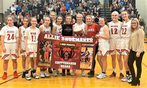 Chittenangos Ally Shoemaker Joins 1000 Point Club Video