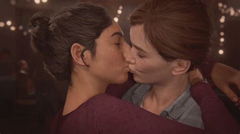 The Last Of Us Part Ii Ellie And Dina Make Out Scene 4khd Youtube