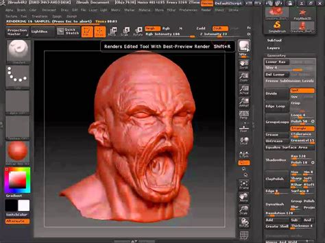 Z Brush Basics Lesson 1 Of 10 Introduction To Zbrush Zbrush