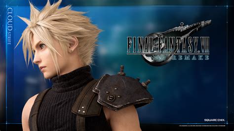 Final Fantasy Vii Remake Gets Official Wallpaper Of Cloud Strife Final Fantasy 7 Remake