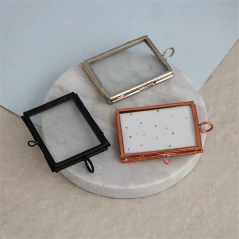 Mini Metal Hanging Photo Frame By Posh Totty Designs Interiors