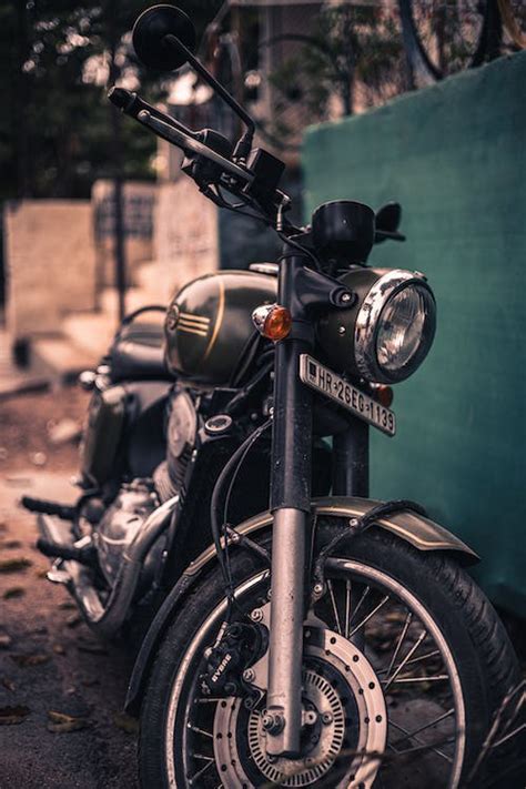 A Parked Motorcycle · Free Stock Photo