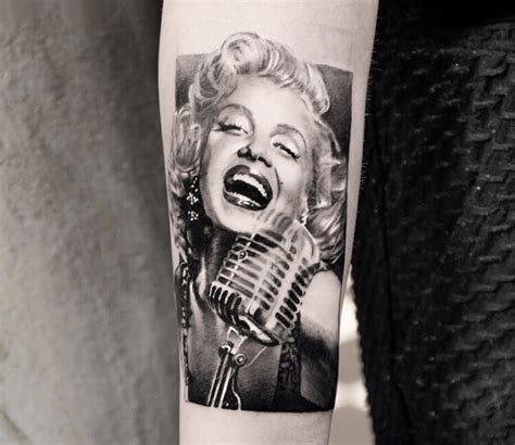 Marilyn Monroe Tattoo Silhouette