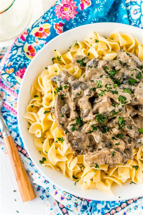 Beef Stroganoff Easy Dinner Recipe Sugar And Soul Co