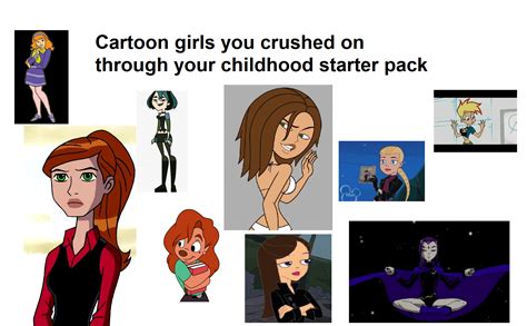 Cartoon Girls You Crushed On Starter Pack Rstarterpacks Starter Packs Know Your Meme
