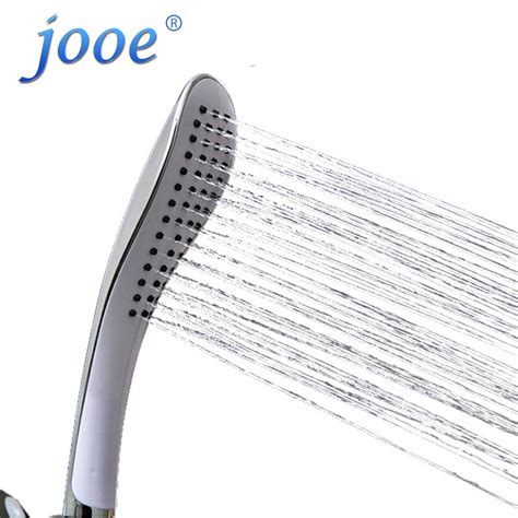 Jooe Water Saving Shower Heads Abs Chrome Hand Hold Square Showerhead High Pressure Handheld