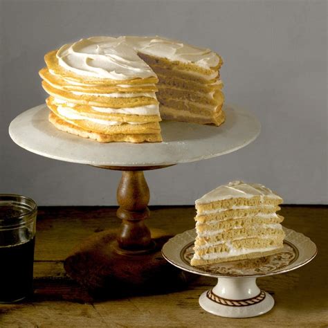 Pancake Cake With Maple Cream Frosting Recipe