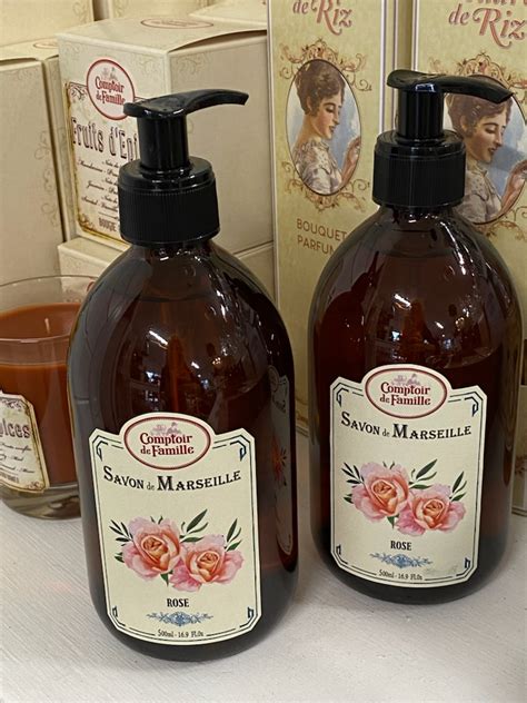 Savon De Marseille Rose Soap Comptoir De Famille