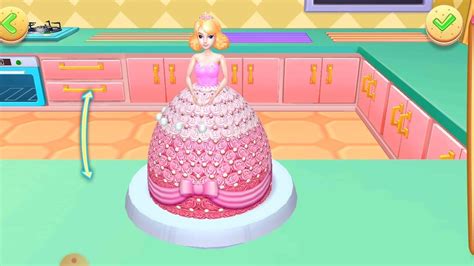 Masak Masakan Kue Membuat Kue Barbie Youtube