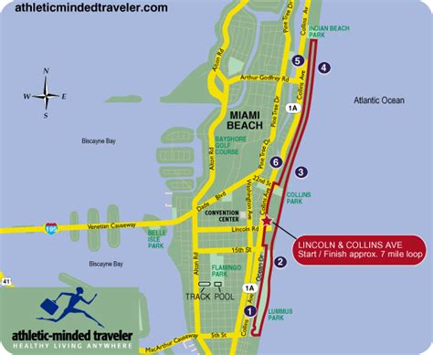 South Beach Boardwalk Route Athletic Minded Traveler