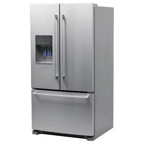 Stainless Steel Silver Color Double Door Refrigerator At Rs 52000unit