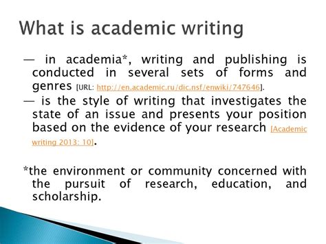 Points Of Academic Writing Online Presentation