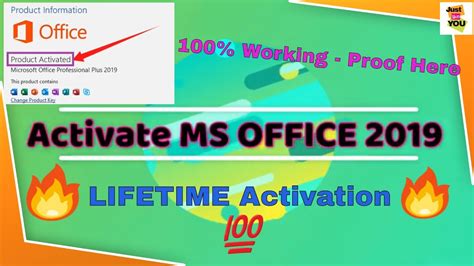 How To Activate Microsoft Office 2019 Without Product Key On Windows 10