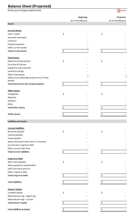 Create your own balance sheet by these balance sheet forms enable you to make bigger decisions regarding the finances of your download: New Balance Sheet for Excel | Example | Sample | Template