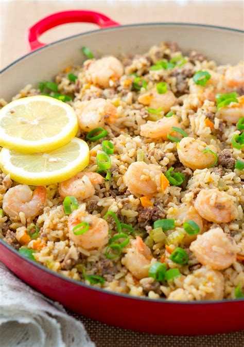Easy Dirty Rice With Shrimp Delicious Meets Healthy