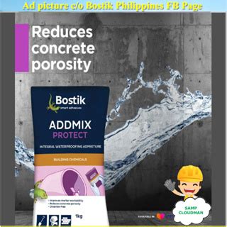 Bostik Addmix Waterproofing Protect Kg Waterproofing Admix Mixture For