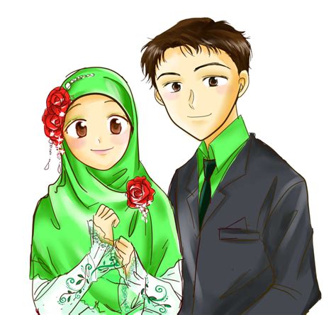Allah muslim alhamdulillah islam ayah, kartun muslimah, love, child png. Green bride by Ryuchi87 on DeviantArt