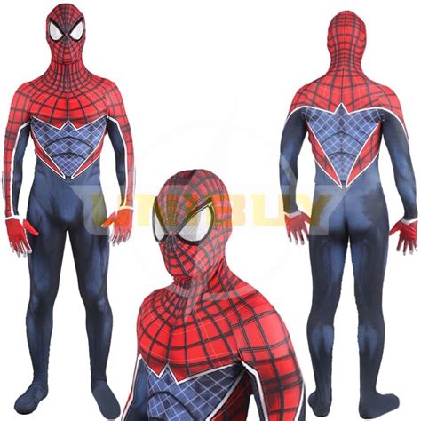 spider man ps4 spider punk suit costume cosplay for adult unibuy