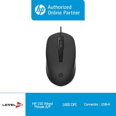 Jual Hp 150 Wired Mouse Ap 240j6aa Shopee Indonesia