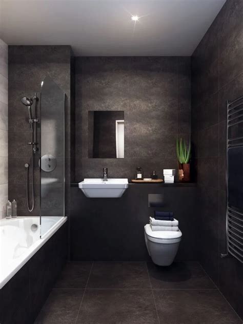 Top 37 Best Bathroom Ideas Dark Interior Designs 23 In 2020 Big