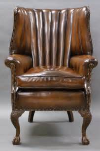 The alanis side chair is an elegant update to sika design's most popular bistro chair, the sofie chair. A George II Style Leather Upholstered Wing Chair ...
