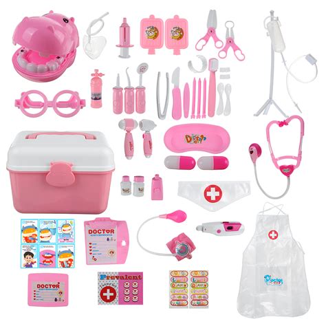 44pcs Children Play House Doctor Toy Set Simulation Medical Kit