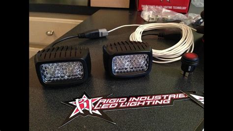 Rigid Industries Srm Back Up Light Kit Snake Racing Youtube