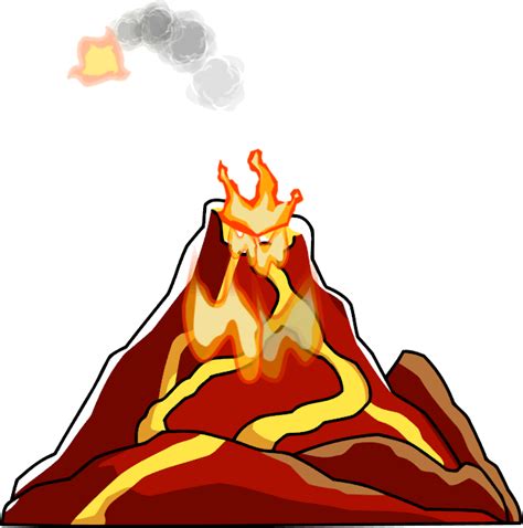 Volcano Png Transparent Image Download Size 654x660px